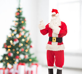 Image showing man in costume of santa claus