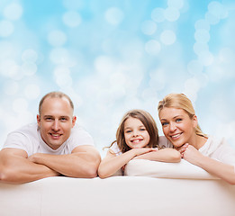 Image showing happy family at home