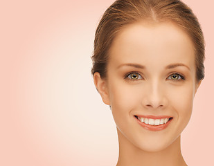 Image showing beautiful young woman face