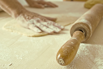 Image showing Handmade pizza