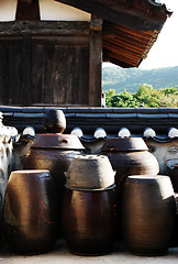 Image showing Kimchi pots.