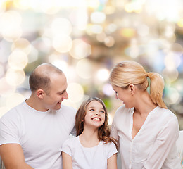 Image showing happy family at home