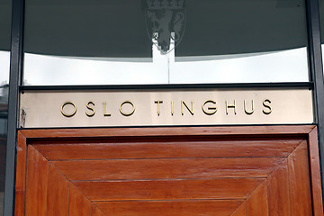 Image showing Oslo court house