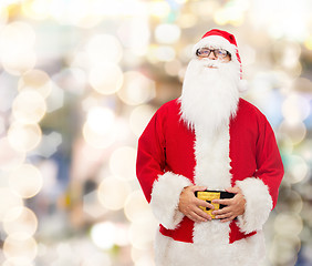 Image showing man in costume of santa claus