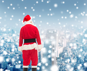 Image showing man in costume of santa claus