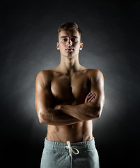 Image showing young male bodybuilder