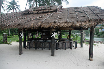 Image showing beach bar