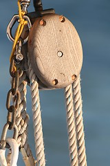 Image showing Ship rigging