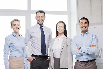 Image showing happy business team in office