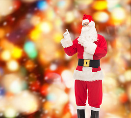 Image showing man in costume of santa claus