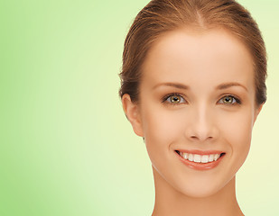 Image showing beautiful young woman face