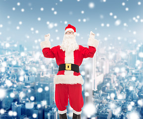 Image showing man in costume of santa claus