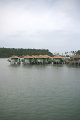 Image showing floating bungalows 2