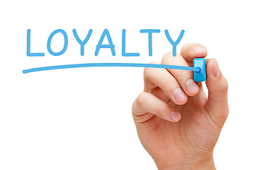 Image showing Loyalty Blue Marker