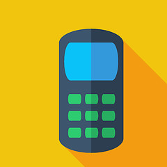 Image showing Modern flat design concept icon smart phone. Vector illustration