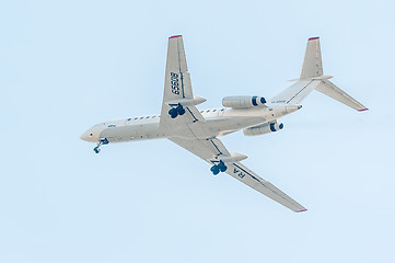 Image showing Flying Tu-134 of Utair company