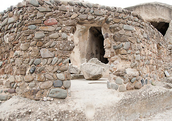 Image showing Uplistsikhe ancient rock-hewn town