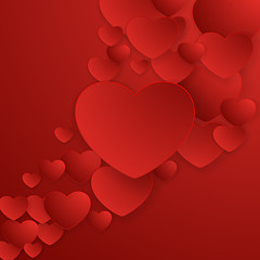 Image showing Valentines Day abstract background. EPS 10