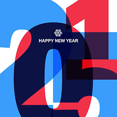 Image showing Happy New 2015 Year Cover Design