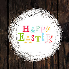 Image showing Happy Easter Greeting Card