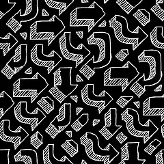 Image showing Arrows Seamless Pattern