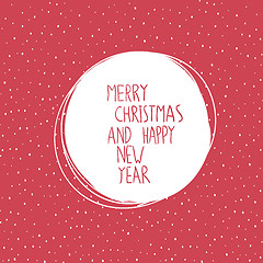 Image showing Merry Christmas Greeting Card