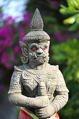 Image showing Thai statue war