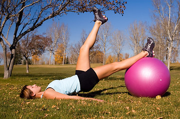 Image showing Exercise ball