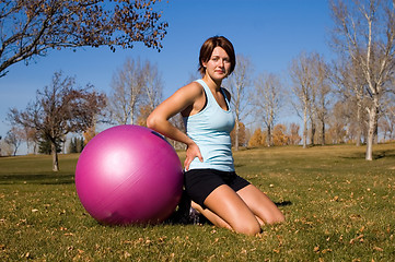 Image showing Exercise ball