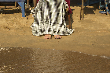 Image showing female feet.