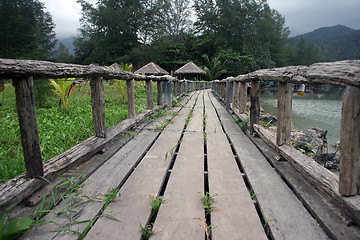 Image showing wooden bridge horizontal