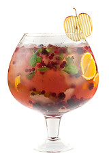 Image showing Berries and fruit cocktail