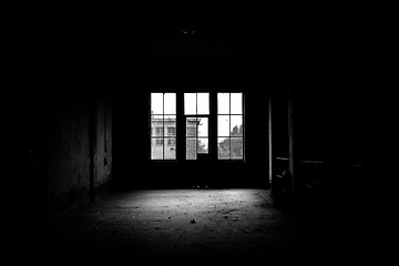 Image showing Dark and abandoned place