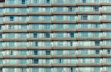 Image showing Texture of a building outdoors