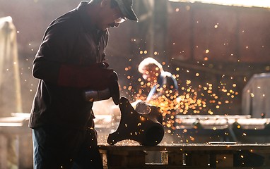 Image showing Industrial Worker at the factory