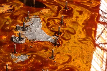 Image showing Polluted water in tank