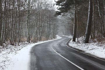 Image showing Winter Road