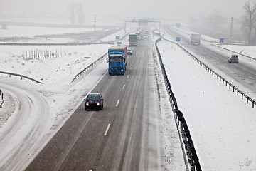 Image showing Snowy Highway