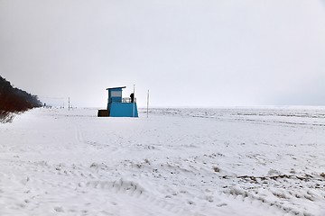 Image showing Frozen sea