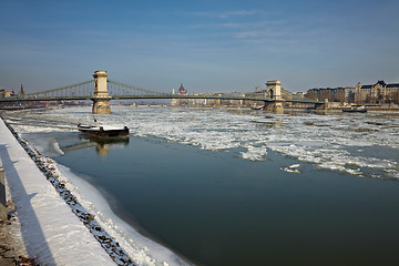 Image showing Winter Danube