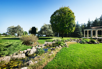 Image showing Arbour in a park