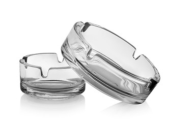 Image showing Two ashtrays