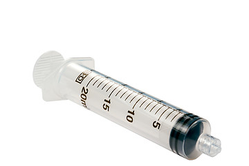 Image showing Isolated syringe