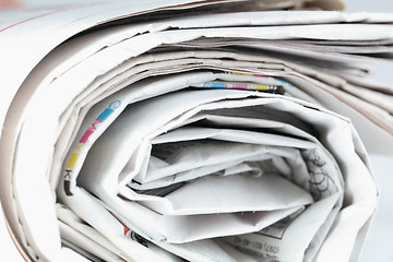 Image showing newspaper roll