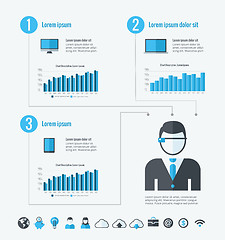 Image showing Technology Infographic Elements