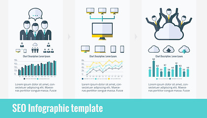 Image showing Social Media Infographic Elements.