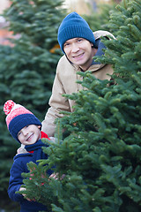 Image showing family at winter