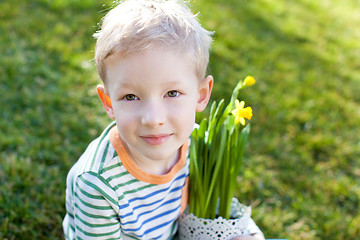 Image showing kid at spring