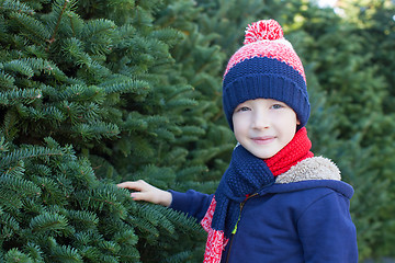 Image showing kid at winter