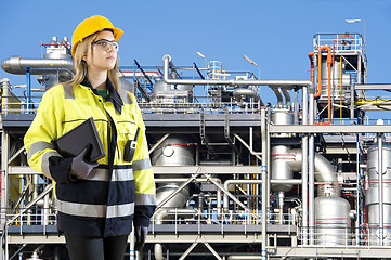 Image showing Petrochemical plant operator